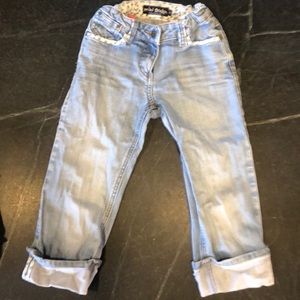 Mini Boden denim Capri girls jeans size 10